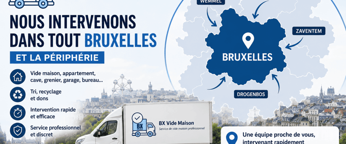 BX Vide Maison : votre spécialiste du vide maison Bruxelles pour un débarras rapide et professionnel