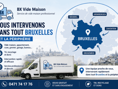 BX Vide Maison : votre spécialiste du vide maison Bruxelles pour un débarras rapide et professionnel